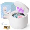 Famisym Ultrasonic Cleaner for Dentures, Retainer, Aligner, Toothbrush Head, Whitening Trays, Mouthguards, 45KHz Ultrasonic Cleaner Machine for All Dental Appliances view 1