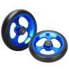 1 Pair of 5inch Sport Wheelchair Front Wheels, Aluminum Alloy Hub, Bearing 8mm (5/16"), Manual Wheelchair PU Solid Tires view 1