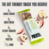 Presteez Apple & Almond 50g Protein Bars - No Added Sugar or Sweeteners, Gluten Free, High Fibre, Healthy Snacks with Prebiotics, Fibre & Vitamin C, Gut Friendly Bars. 10g Protein, 12 Pack view 3