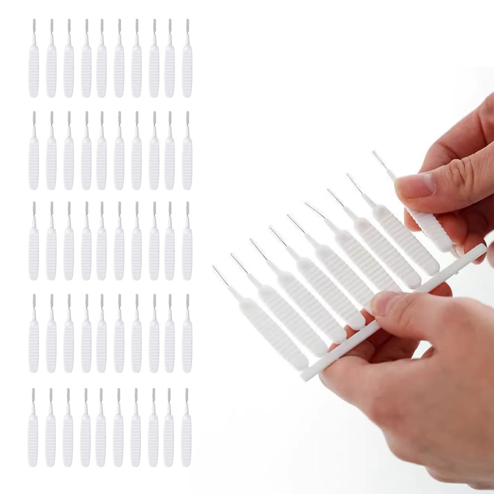 100PCS Shower Head Cleaning Tool,Shower Head Cleaning Brush Anti-Clogging Shower Hole Cleaning Brush for Holes Efficiently Combat Blockages in Shower