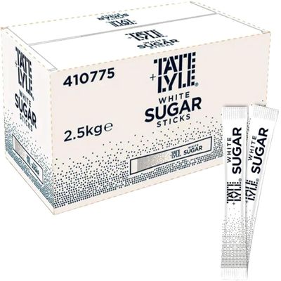 Tate and Lyle - WHITE Sugar STICK (1000 x 2.5gm)