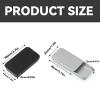 6Pcs Reliable Metal Storage Tin Box Stable Handy Tin Box Lightweight Portable Rectangular Hinged Boxes for Storage Keys, Candy, Coin view 2