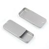 6Pcs Reliable Metal Storage Tin Box Stable Handy Tin Box Lightweight Portable Rectangular Hinged Boxes for Storage Keys, Candy, Coin view 4