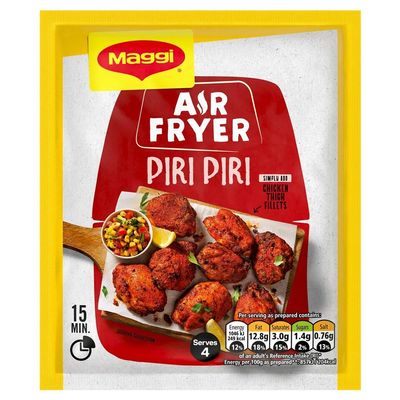 Air Fryer Piri PirI 27g X 3 Pack, Recipe Mix for Piri Piri Chicken, Versatile and simple to use, Simply add Chicken Thigh Fillets, No artificial colours, flavours or preservatives.