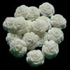 15 x Edible 3D Iced 30mm White Rose Roses Cupcake Toppers, Decorations Cake view 1