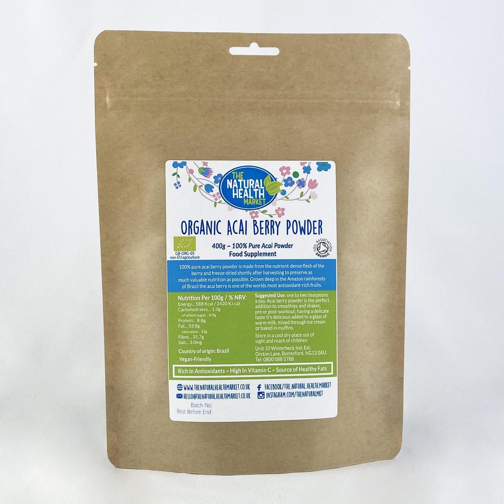 Organic Acai Berry Powder (400g)