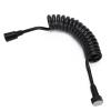 Qukaim Spring Shower Hose Copper Cap Bidet Shower Hose, 2m Flexible Retractable Spring Accessory view 1