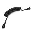 Qukaim Spring Shower Hose Copper Cap Bidet Shower Hose, 2m Flexible Retractable Spring Accessory view 3