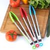 CHFYIJYHM Hair Removal Tweezers Food Tweezers Silicone Non-slip Cooking Clip Clamp Salad Tools Grill Kitchen Accessories Tweezers(Green) view 3