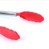 CHFYIJYHM Hair Removal Tweezers Food Tweezers Silicone Non-slip Cooking Clip Clamp Salad Tools Grill Kitchen Accessories Tweezers(Green) view 4