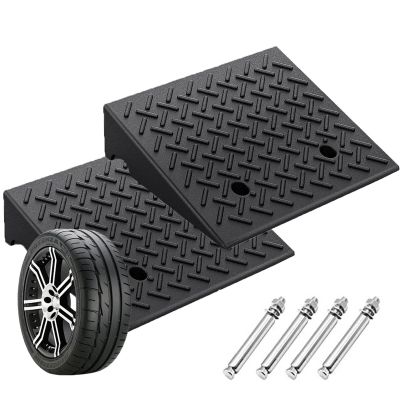 Portable Curb Ramps Kerb Ramps For Cars Threshold Curb Ramp Wheelchair Ramp Loading Ramps Rise Transition Ramp For Doorways Steps Driveway Sidewalk Mobility Scooters Motorcycle(50x32x13cm/20x13x5in)