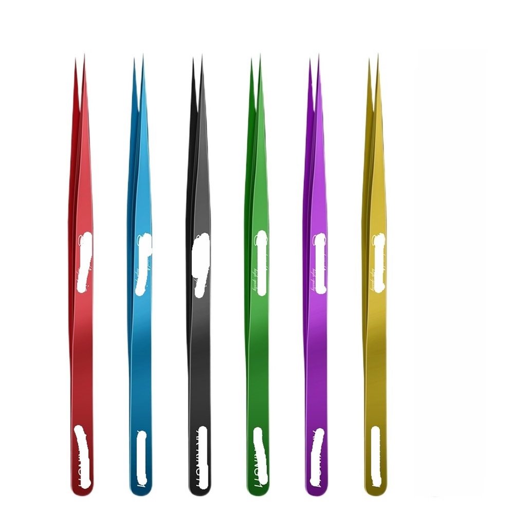 CHFYIJYHM Hair Removal Tweezers Non-magnetic High Ultra Fine Precise Tweezers Tweezers(Purple)