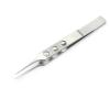 CHFYIJYHM Hair Removal Tweezers Micro tweezers with teeth and hooks, thread removal tools, instruments, and tools for clamping ruby and diamond frosted tweezers with slots Tweezers view 2