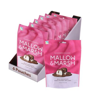 Mallow & Marsh Milk Chocolate over Coconut Marshmallow Sharing Pouch (6 x 100g)