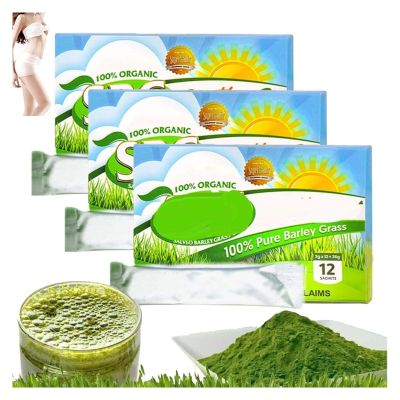 Salveo Barley Grass Powder, 100% Pure and Organic Salveo Well Organic Barley Grass Juice Powder, Boost Your Health Naturally, Excrete Body Waste in Just 2 Weeks (3)