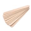 NIYANGLE Tool Kit 100pcs Light Yellow Wooden Unhairing Tool Tongue Spatula for Makeup Removal view 1