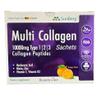 Sunberg Multi Collagen Peptides Sachets - 1000mg Hydrolyzed Collagen Type I, II, III Hyaluronic Acid Biotin for Skin Hair Nail Joints Bones Muscles Teeth - Halal Collagen Complex Supplement 30 Sachets view 2