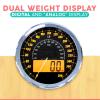 Adamson Hybrid 2-in-1 Analog & Digital Weighing Scale for Body Weight up to 180kg - Thick Tempered Glass - Extra Large Display - Easy to Read Digital Bathroom Scale - New Version - Wood view 3