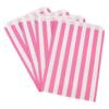 Canape King Candy Stripe Paper Bags | Assorted Striped Paper Sweet Bags 18 x 13 cm Party Bag | Perfect For Weddings, Themed Parties & Pick n Mix Cabdies - Pack of 1000 (Red) view 3