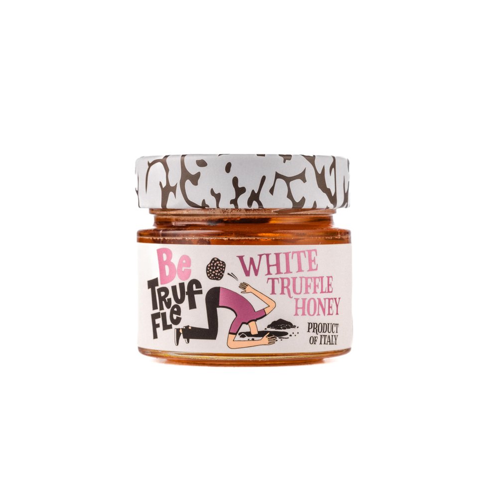 Be Truffle - White Truffle Honey 120g - 100% Made in Italy - Gluten-Free, Cholesterol-Free