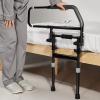 Bed Assist Railing Handle, Bedside Safety and Stability Grab Bar Adjustable Bedrail Cane fits Any Bed for Seniors, Handicap view 4