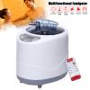 Sauna Steamer, 2L Stainless Steel Pot Steam Generator with Remote Control, Fumigation Machine, 1000W Home SPA Therapy Steamer with Timer & 9 Levels Temps for Quick Distillation Body Detox Relaxation view 4