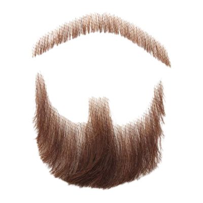 Fake Mustache Face Beard for Adults Realistic Makeup Costume Lace Man Beards Brown for Halloween Costumes