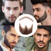 Fake Mustache Face Beard for Adults Realistic Makeup Costume Lace Man Beards Brown for Halloween Costumes view 2