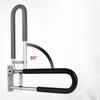 VGTLAKEX Grab Bars Non Slip Foldable Support Handle Rail, Bathroom Safety Grab Bar Handrail Toilet Flip-Up Bathtub Grab Arm view 3