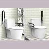 VGTLAKEX Grab Bars Non Slip Foldable Support Handle Rail, Bathroom Safety Grab Bar Handrail Toilet Flip-Up Bathtub Grab Arm view 4