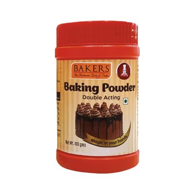 BAKERS Double Acting Baking Powder - 100g (Pack Of 3)