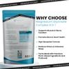 Magnesium Glycinate 4-in-1 Complex 1900mg | 446mg Elemental Magnesium Super Strength Supplement as Glycinate, Citrate, Malate, Oxide | 120 Capsules | High Absorption | Vegan UK Made view 4
