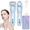 Brazilian Shaver, 2024 New Brazilian Shavers, 2 in 1 Electric Shaver Razors for Women, Wet Dry Shaver Women, Effortlessly Achieve Touchably Soft Skin (B) view 1