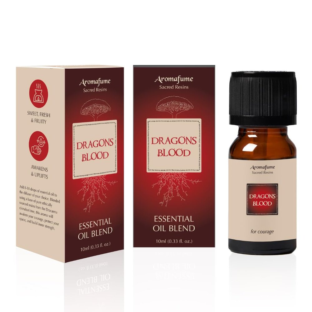 Dragon's Blood Resin Diffuser Blend with Socotra Resin, 3x10ml, Aromafume