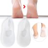 1 Pair Moisturizing Silicone Sock,Foot Anti Cracking Protector,Relieve Plantar Fasciitis Pain Heel Silicone Socks Foot Anti-Cracking Protector Foot Care Tool Prevention Socks (L) view 2