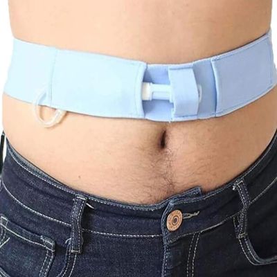 Dremdo Peritoneal Dialysis Belt: Adjustable Comfortable Peritoneal Tube Protection Belt for Peritoneal Dialysis Patient Care,Blue,M
