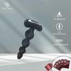 Premium Silicone Waterproof Vibrating Anal Beads  9 Frequency Modes, USB Rechargeable, Prostate Massager for Men and Women, G-Spot and Clitoris Stimulation view 3