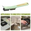 Scraper Brush, Hob Brush - Steel Wire Cleaning Brush for Kitchen | Household Cleaning Gadgets Heavy Duty Dirt Removal Brush for Plates view 4