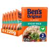 Ben's Original Sticky Rice Microwave Rice, Bulk Multipack 6 x 220g