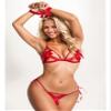 WMZRKY 3 Piece Lingerie Set for Women Sexy, Bra And Panty Sets for Women Naughty, Red, Red, Onesize 2-8 view 4