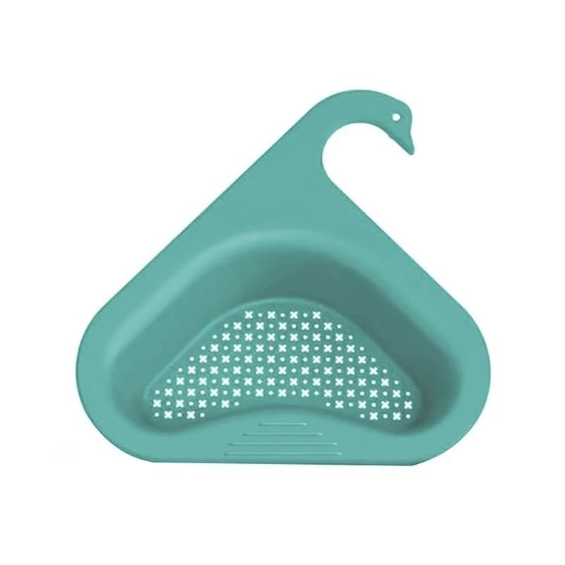 AD-BCrbgen Multifunctional drain basket Colander Fruit & Vegetable Wash Basin Large Capacity Wash Basin Fruit Wash Basin Food Filter Ideal for draining pasta vegetables and fruits(B Green)