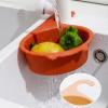 AD-BCrbgen Multifunctional drain basket Colander Fruit & Vegetable Wash Basin Large Capacity Wash Basin Fruit Wash Basin Food Filter Ideal for draining pasta vegetables and fruits(B Green) view 4