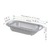 AD-BCrbgen Multifunctional drain basket Colander Fruit & Vegetable Wash Basin Large Capacity Wash Basin Fruit Wash Basin Food Filter Ideal for draining pasta vegetables and fruits(White-2pcs) view 3