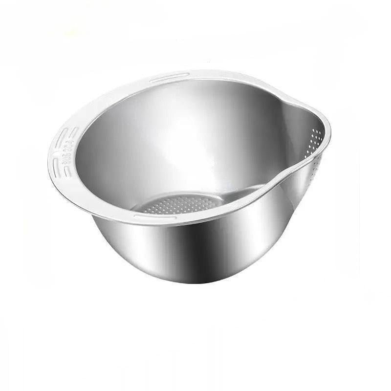 Multifunctional drain basket Colander Fruit & Vegetable Wash Basin Large Capacity Wash Basin Fruit Wash Basin Food Filter Ideal for draining pasta vegetables and fruits