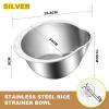 Multifunctional drain basket Colander Fruit & Vegetable Wash Basin Large Capacity Wash Basin Fruit Wash Basin Food Filter Ideal for draining pasta vegetables and fruits view 2
