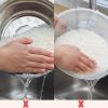 Multifunctional drain basket Colander Fruit & Vegetable Wash Basin Large Capacity Wash Basin Fruit Wash Basin Food Filter Ideal for draining pasta vegetables and fruits view 4