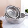 AD-BCrbgen Multifunctional drain basket Colander Fruit & Vegetable Wash Basin Large Capacity Wash Basin Fruit Wash Basin Food Filter Ideal for draining pasta vegetables and fruits(22.5cm) view 3