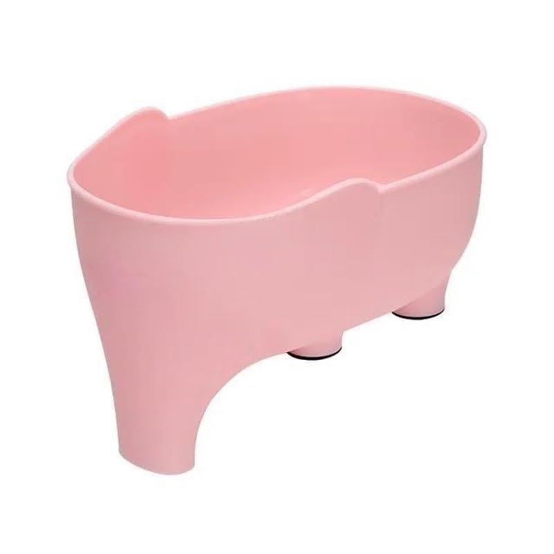 AD-BCrbgen Multifunctional drain basket Colander Fruit & Vegetable Wash Basin Large Capacity Wash Basin Fruit Wash Basin Food Filter Ideal for draining pasta vegetables and fruits(Pink)