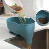 AD-BCrbgen Multifunctional drain basket Colander Fruit & Vegetable Wash Basin Large Capacity Wash Basin Fruit Wash Basin Food Filter Ideal for draining pasta vegetables and fruits(Pink) view 3