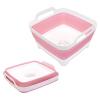 AD-BCrbgen Multifunctional drain basket Colander Fruit & Vegetable Wash Basin Large Capacity Wash Basin Fruit Wash Basin Food Filter Ideal for draining pasta vegetables and fruits(Pink) view 1